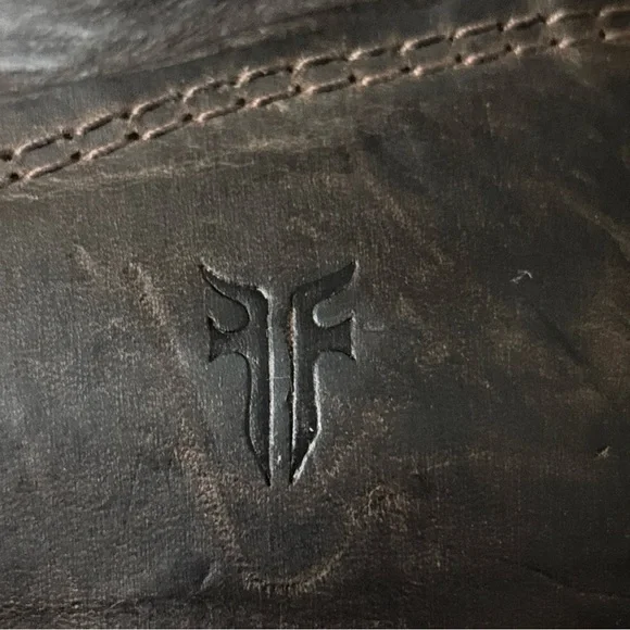 Frye Women’s Size 8.5M Engineer Ankle Boots Moto Boots Brown Leather Pull On - Picture 7 of 13